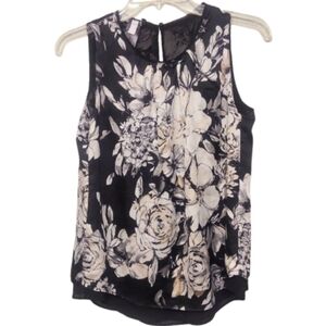 WHITE HOUSE BLACK MARKET Women's Reversible Crew Neck Shell Blouse Size XS